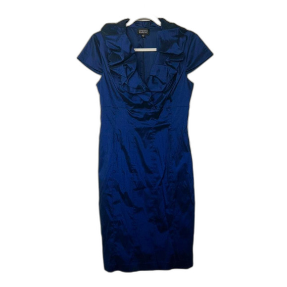 Adrianna Papell Women's Navy Dress Size 8‎ Prom Wedding Event Formal Occasion - Picture 1 of 5
